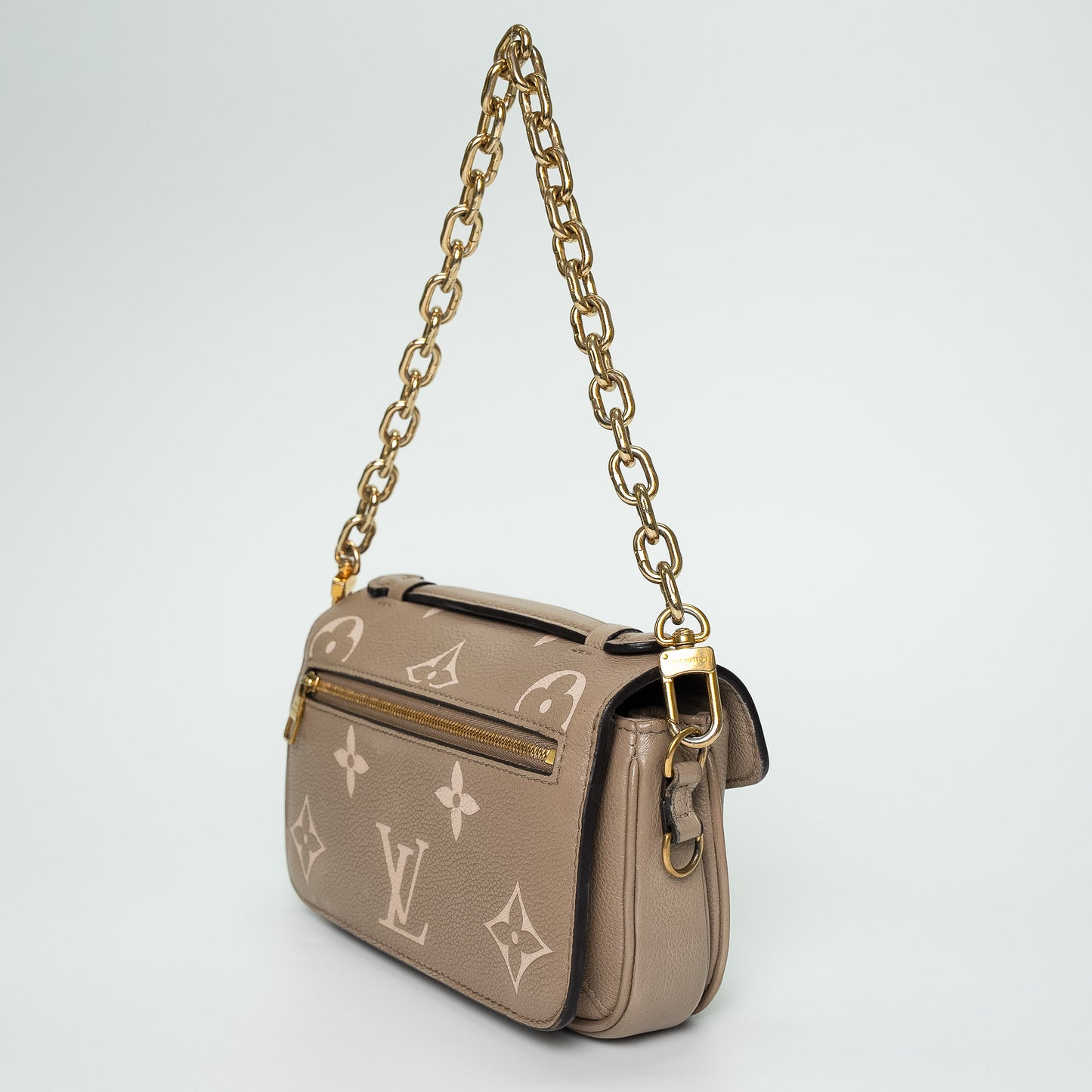 Louis Vuitton Pochette Métis East West Tourterelle Monogram Empreinte Handbag