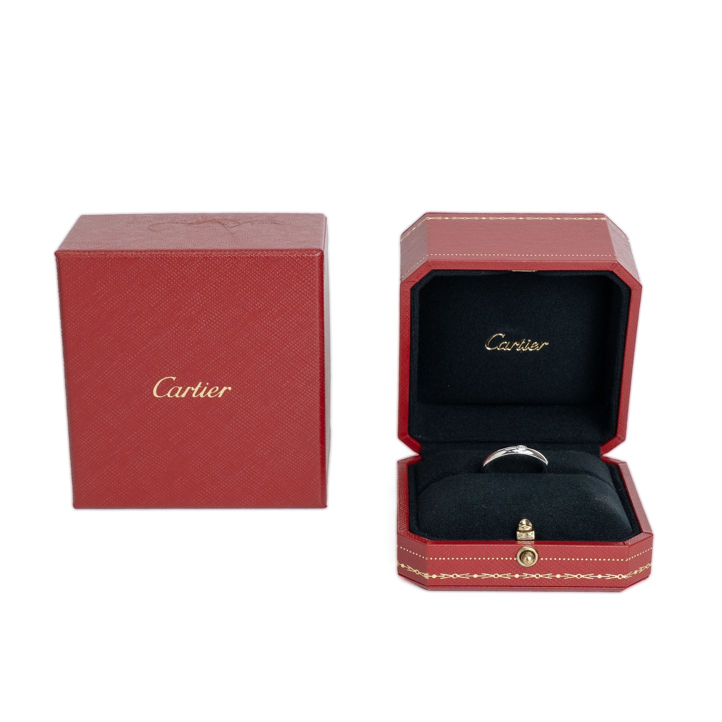 Cartier 1895 Platinum Diamond Wedding Band