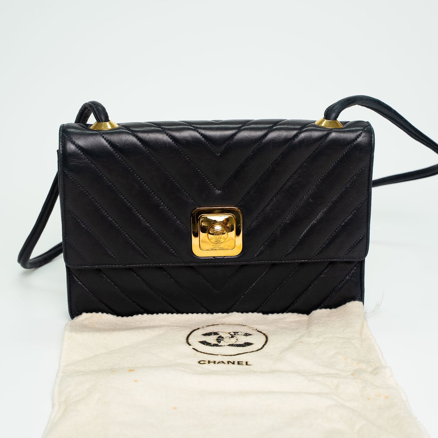 Chanel Navy Blue 2.55 Reissue Flap Shoulder Bag