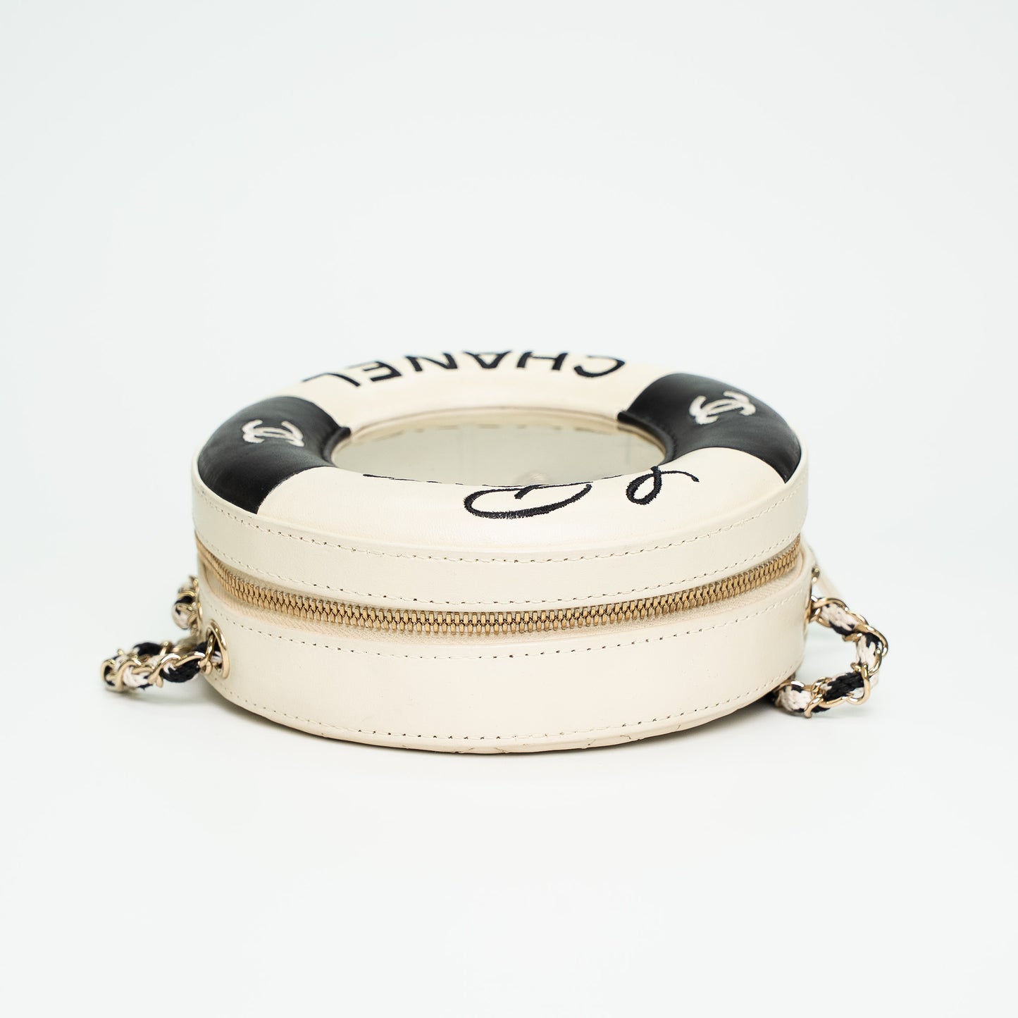 Chanel La Pausa Lifebuoy Round Crossbody Bag