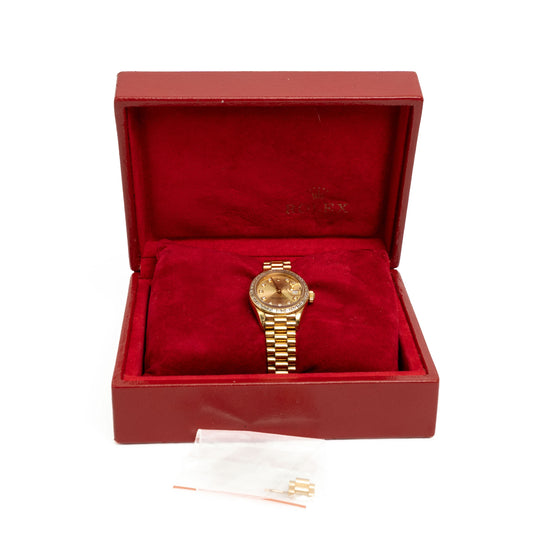 Rolex Datejust 26mm 18K Gold Diamond Watch