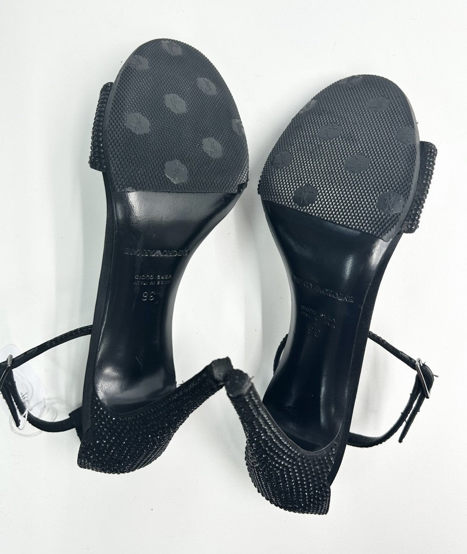 EMPORIO ARMANI SEQUIN SANDALS image 2