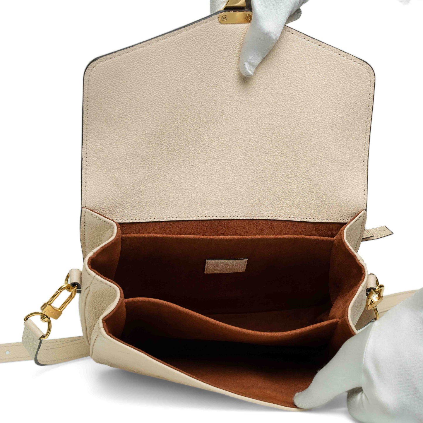 Louis Vuitton Pochette Metis Creme Beige Empreinte