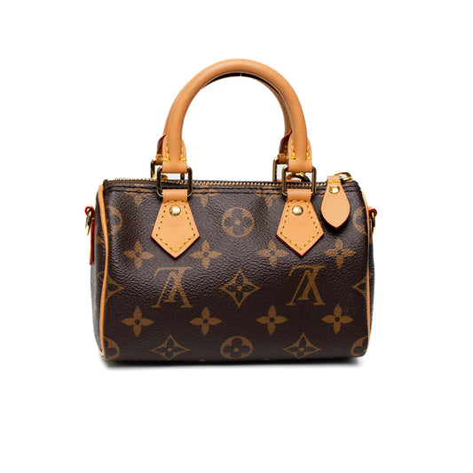 Louis Vuitton Nano Speedy Monogram Bag