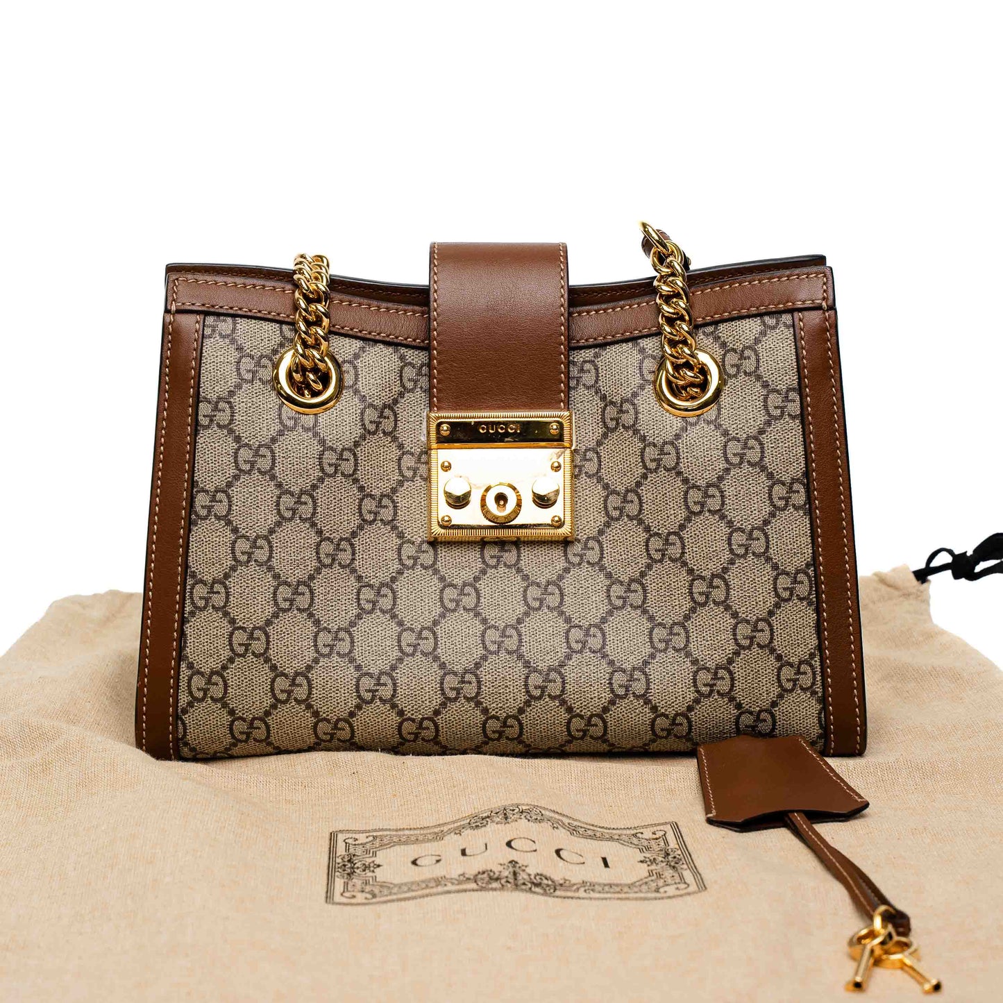 Gucci Padlock GG Supreme Shoulder Bag