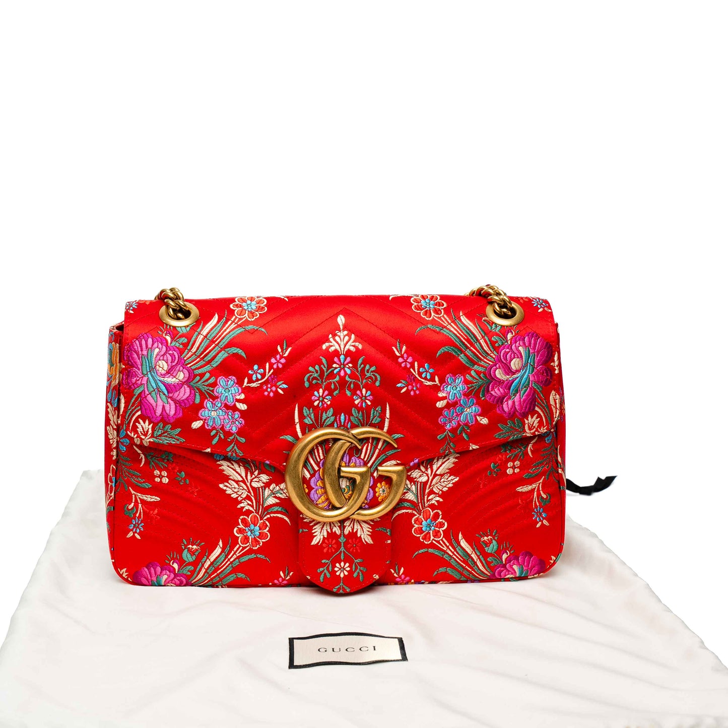 Gucci GG Marmont Floral Jacquard Bag