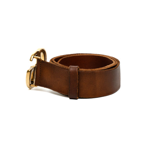 Gucci GG Marmont Brown Leather Belt