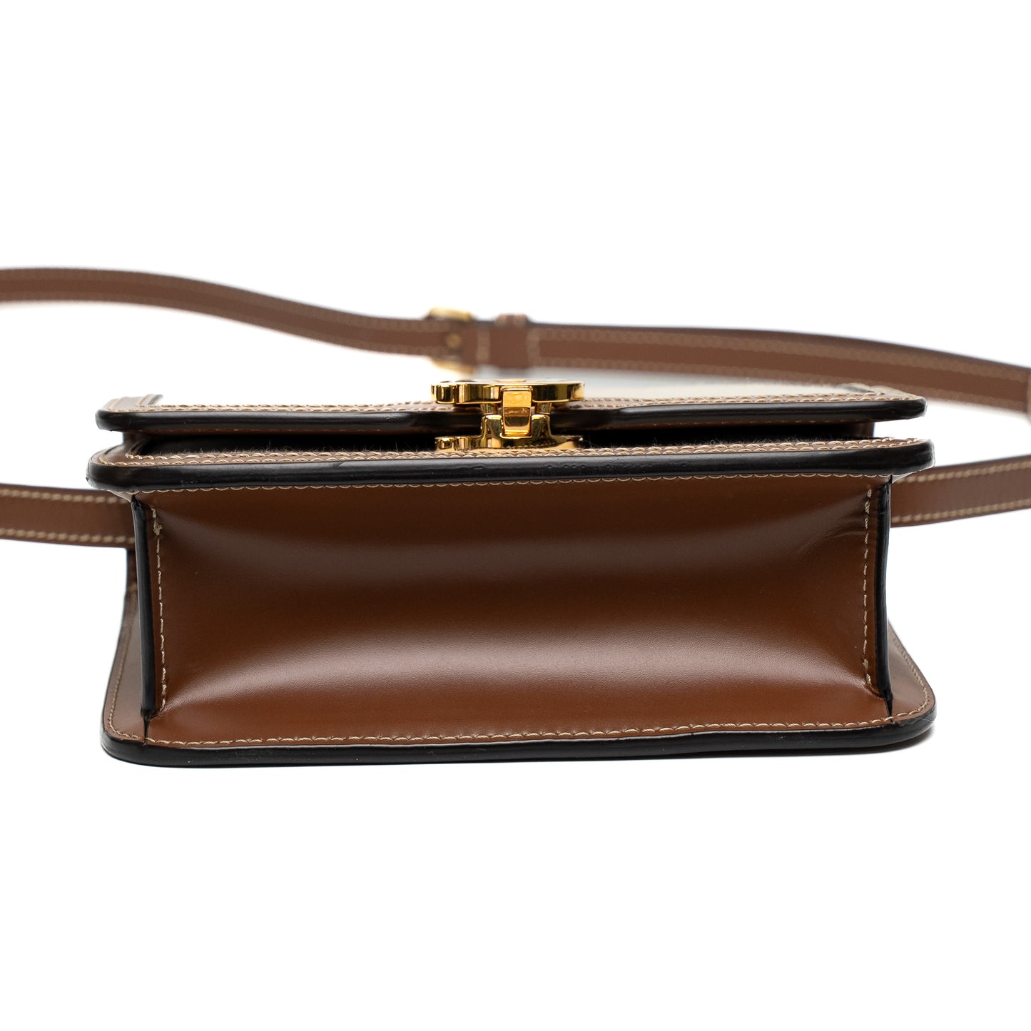 Burberry Mini TB Canvas Crossbody Bag