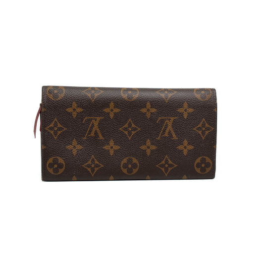 Louis Vuitton Monogram Emilie Rose Long Wallet