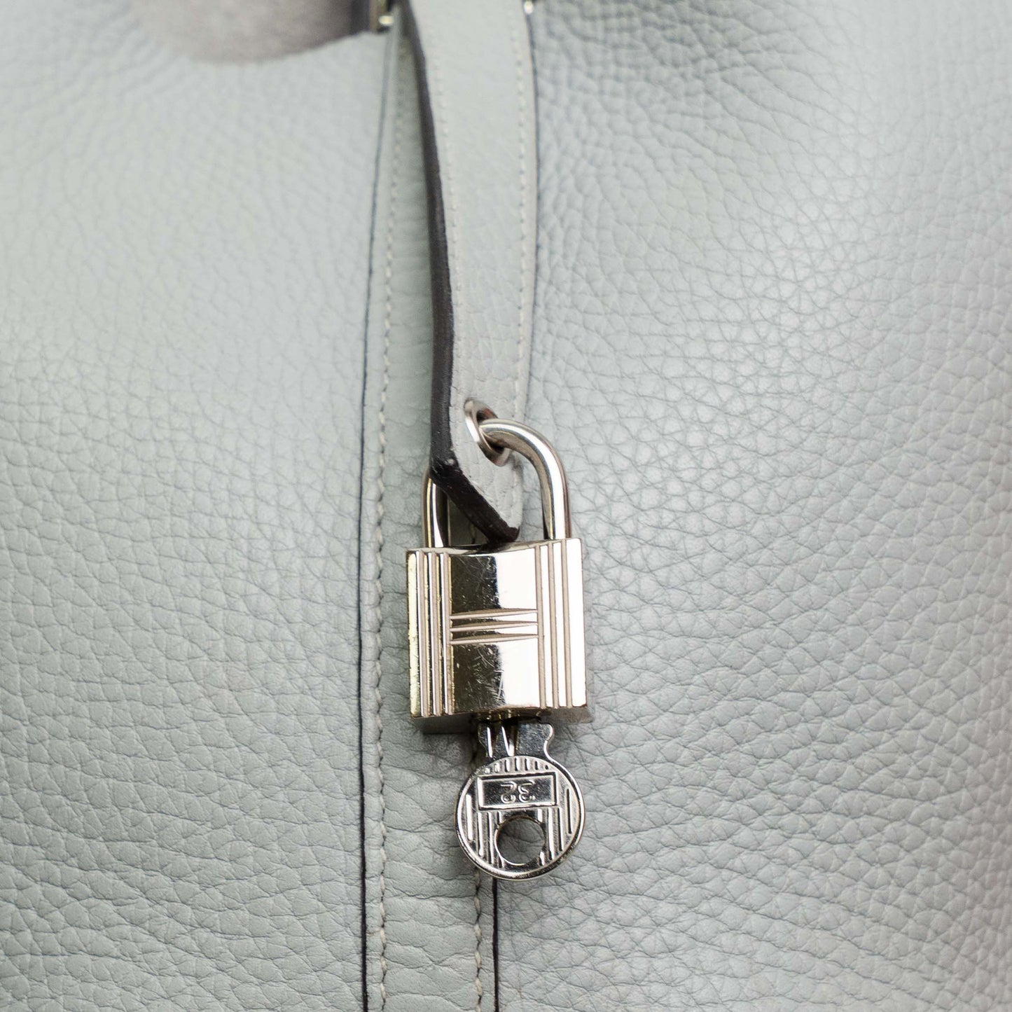 Hermes Picotin Lock Gris Pantin Bag