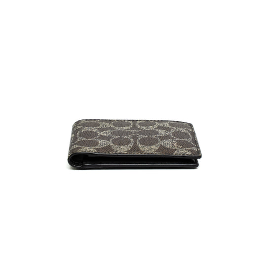 Coach Signature Canvas Men’s Bi-Fold Wallet