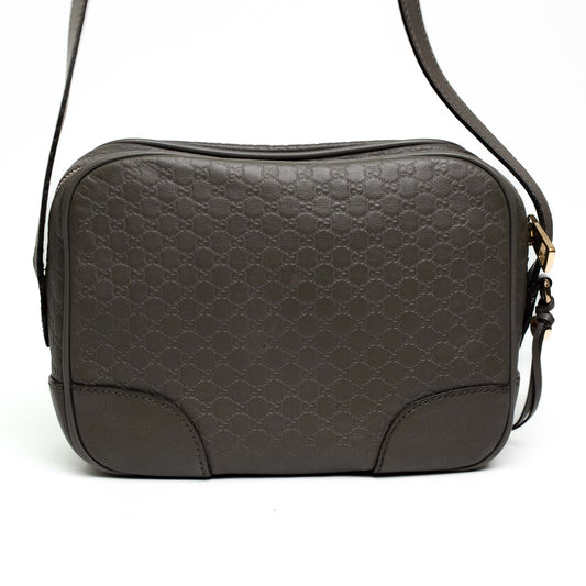 Gucci Microguccissima Grey Mini Bree Messenger