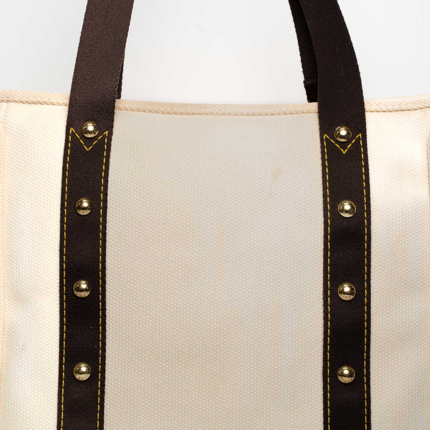 Louis Vuitton Toile Antigua White Canvas Tote Bag