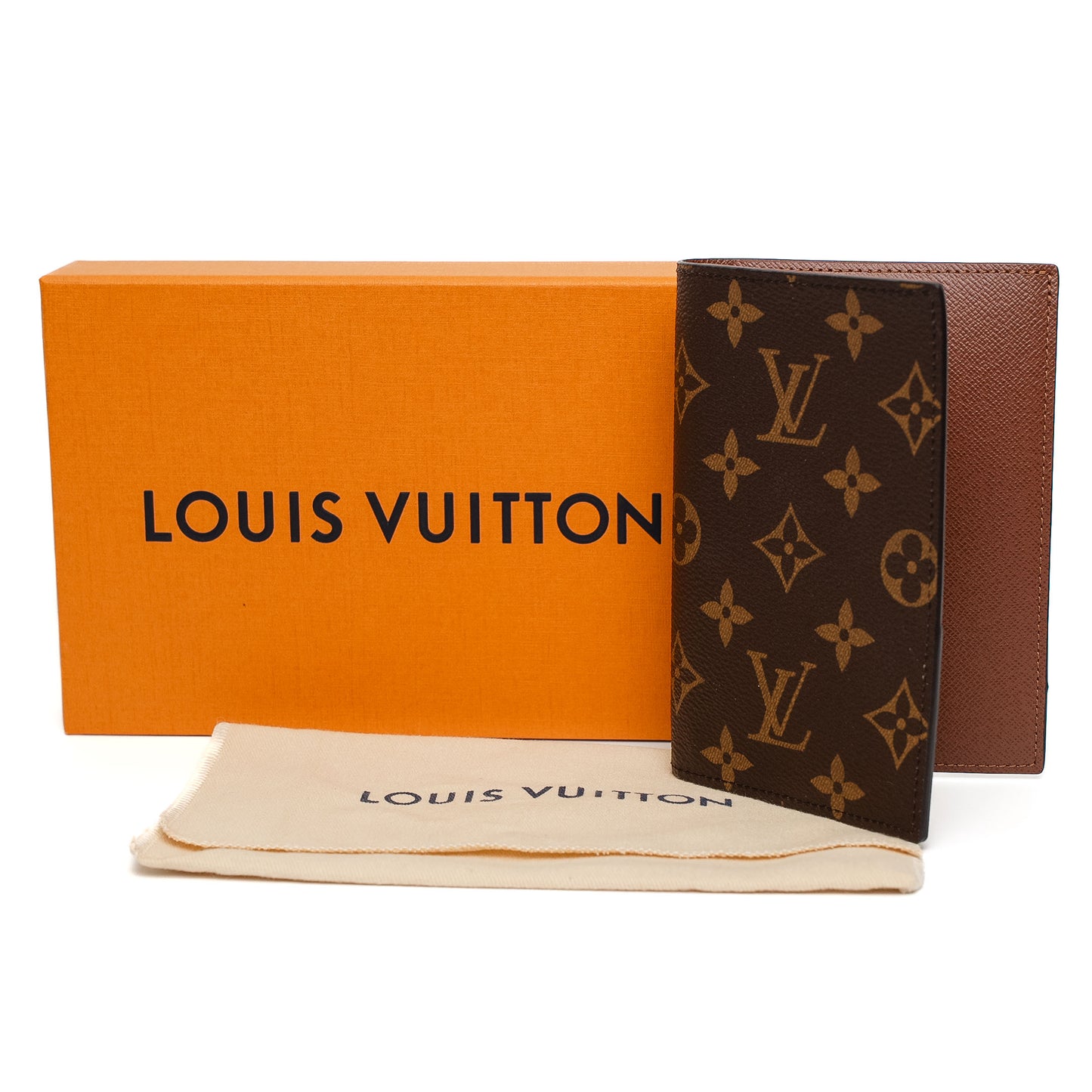 Louis Vuitton Monogram Passport Cover Coated Canvas Wallet
