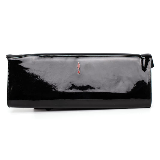 Christian Louboutin Pigalle Black Patent Clutch Bag