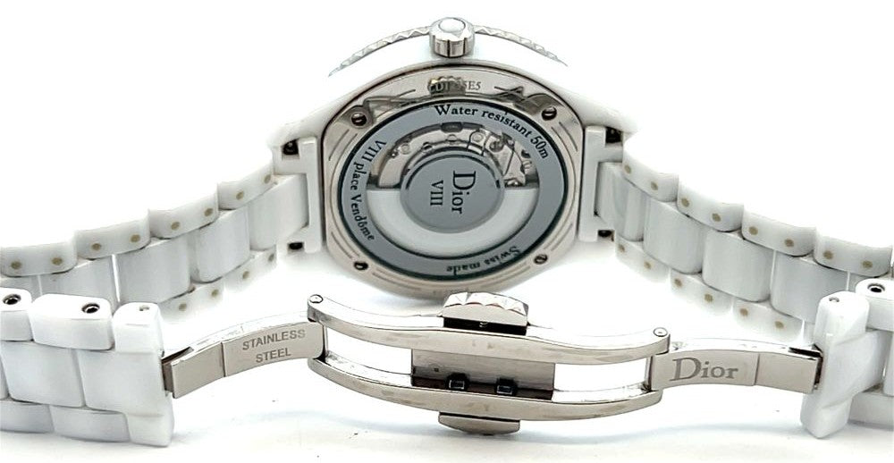 CHRISTIAN DIOR VIII Place Vendome Diamond Ladies Ceramic Watch image 3
