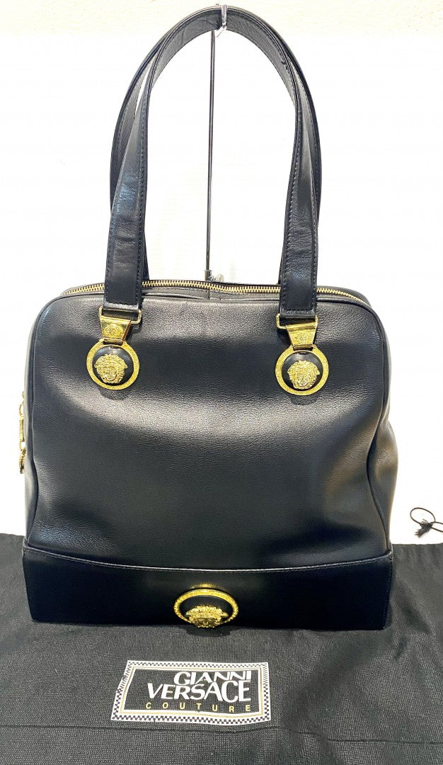 Gianni Versace Medusa Medallion Handbag image 8