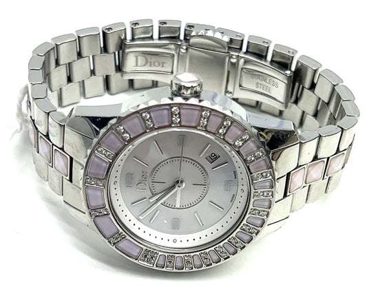 Christian Dior Christal Diamond & Pink Sapphire Ladies Watch image 1