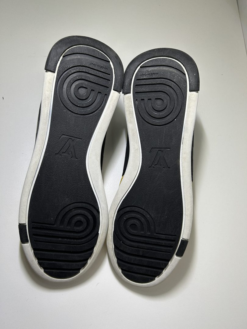 Louis Vuitton VNR Frontrow Yellow & Black Sneakers image 3