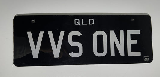 VVS ONE - Personlised Number Plate image 1