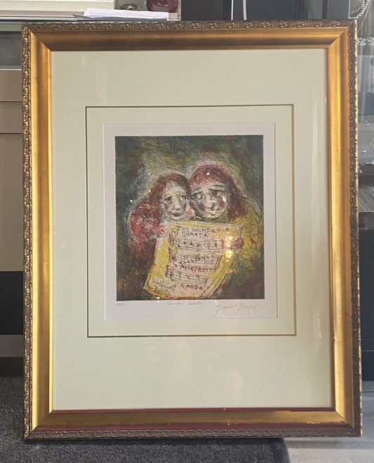 David Boyd 'Wombat Sonata' Etching image 1