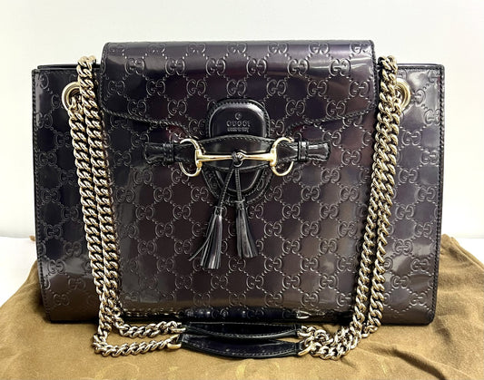 Gucci Emily Guccissima Chain Shoulder Bag image 1