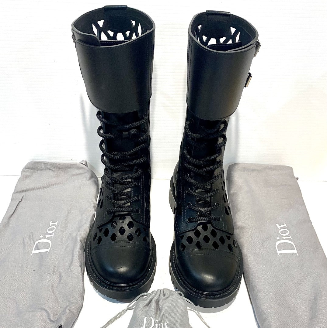 Christian Dior D-Trap Lace-up Boots image 2