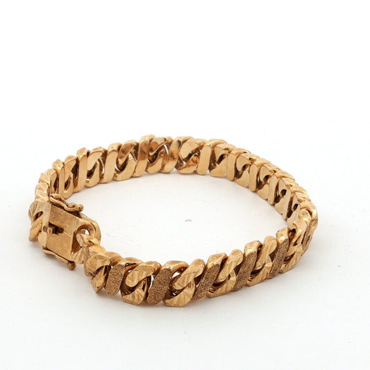 9ct Yellow Gold Curb Link Bracelet