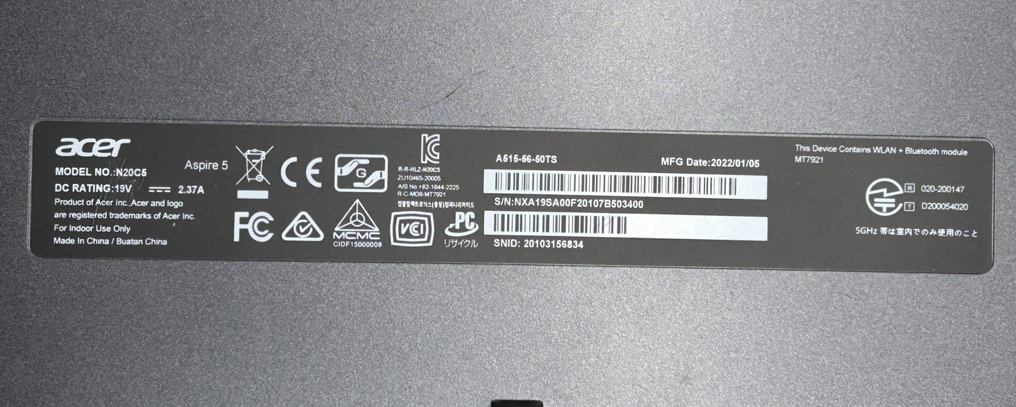 Acer Aspire 5 A515-56 – Intel Core i5 | 8GB RAM image 1