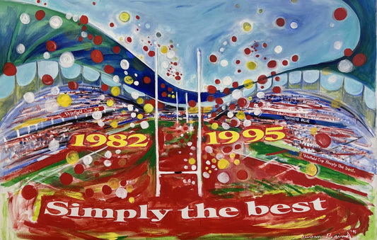 Susan Baird ''Winfield Cup'' Simply the Best Original Painting image 0