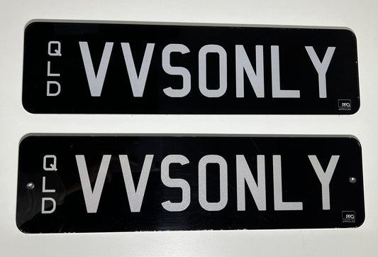VVSONLY - Personlised Number Plate image 0