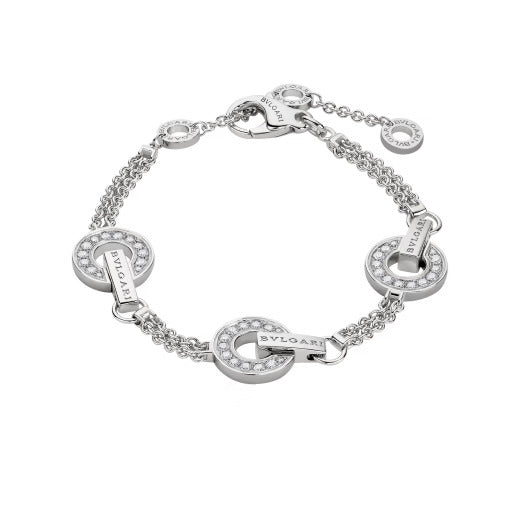 Bvlgari Bvlgari White Gold Diamond Bracelet
