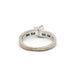 White Gold 9-Stone Princess Cut Diamond Ring