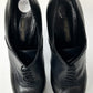 LOUIS VUITTON BLACK/NAVY LEATHER PEEP TOE PLATFORMS image 1