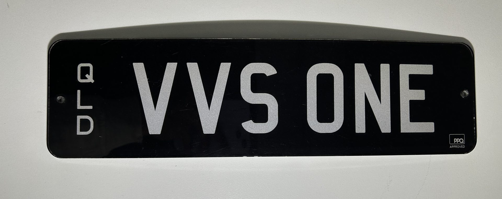 VVS ONE - Personlised Number Plate image 2