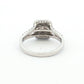 White Gold 77-Stone Diamond Cluster Ring