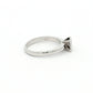 White Gold Princess Cut Diamond Solitaire Ring