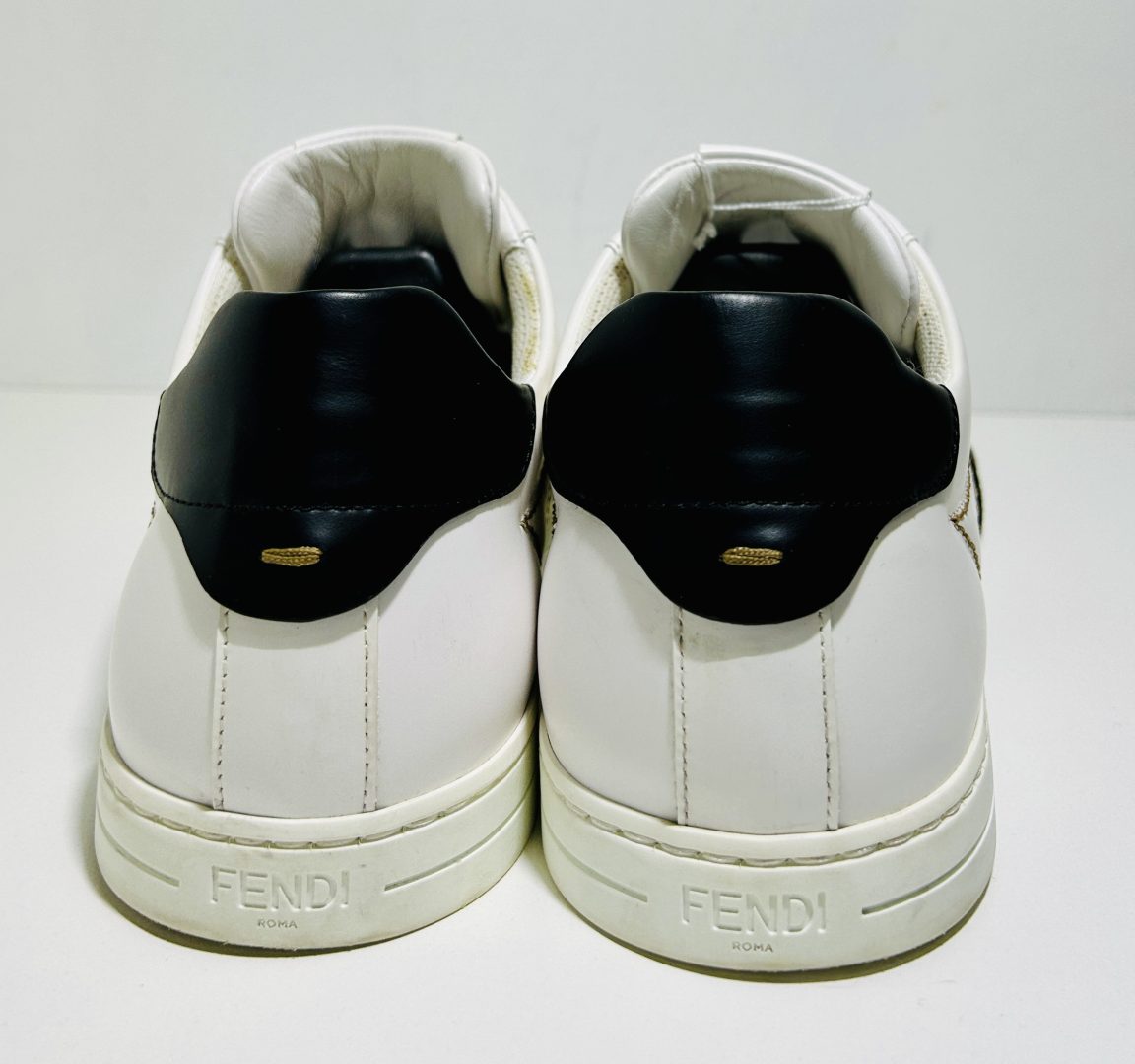 Fendi Roma Low Top Sneakers with FF Patch image 4