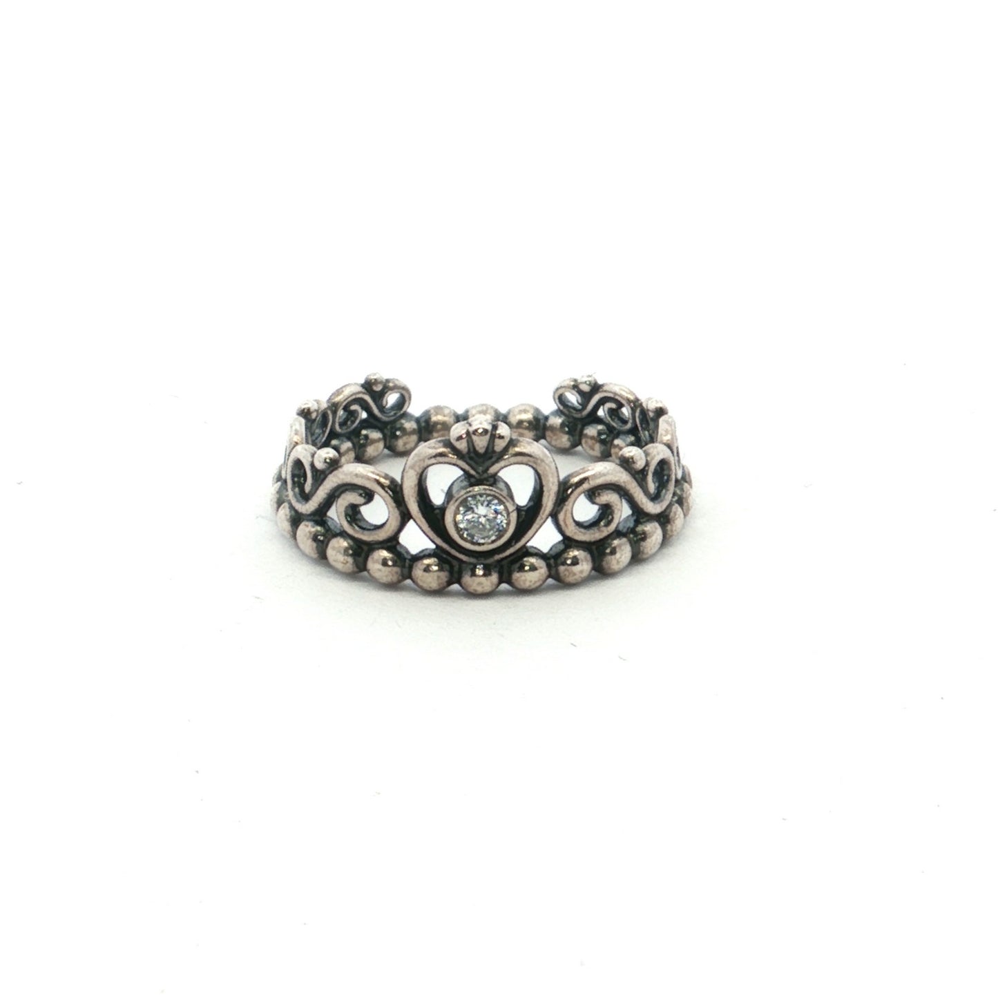 Pandora Silver Tiara Crown Ring