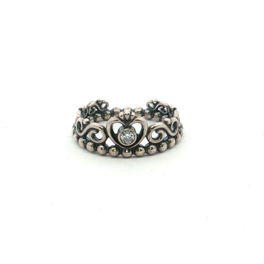 Pandora Silver Tiara Crown Ring