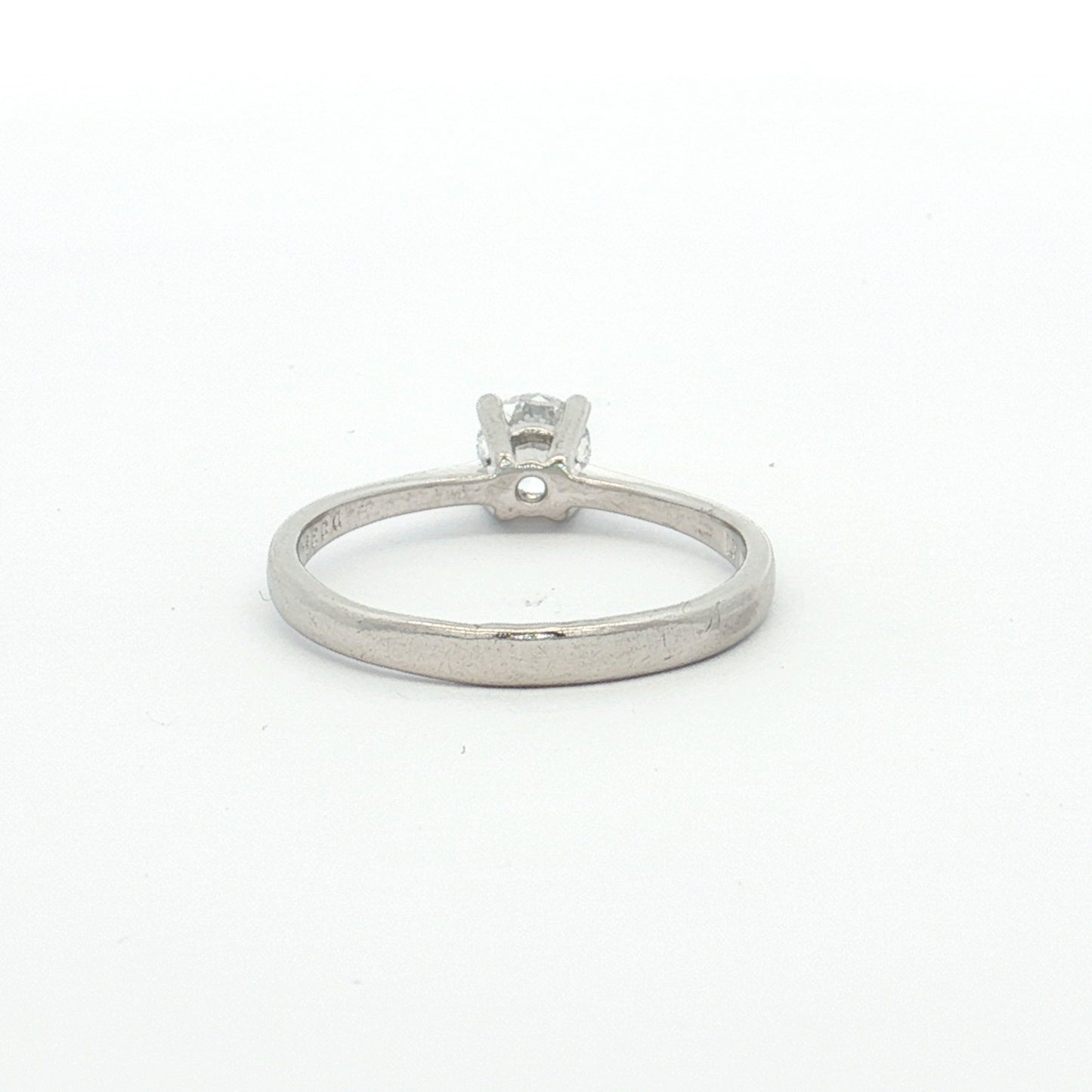 Platinum 0.38ct Diamond Solitaire Ring