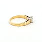 Yellow Gold Diamond Solitaire Ring