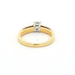 Yellow Gold Diamond Solitaire Ring