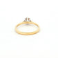 Classic Round Brilliant Diamond Ring in Yellow Gold