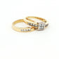 Yellow Gold Diamond Bridal Ring Set