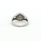 White Gold 68-Stone Diamond Cluster Ring
