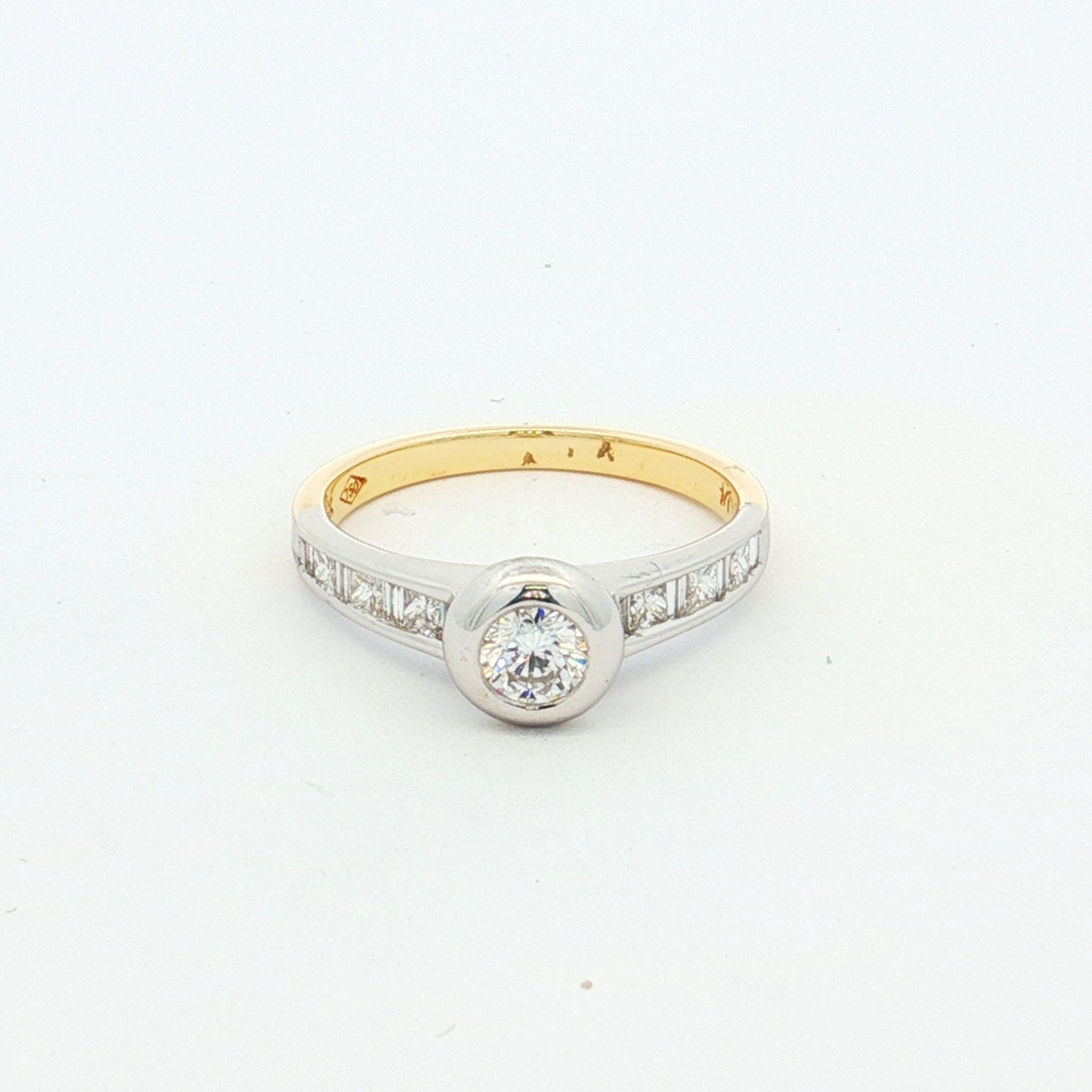 Yellow & White Gold Diamond Ring