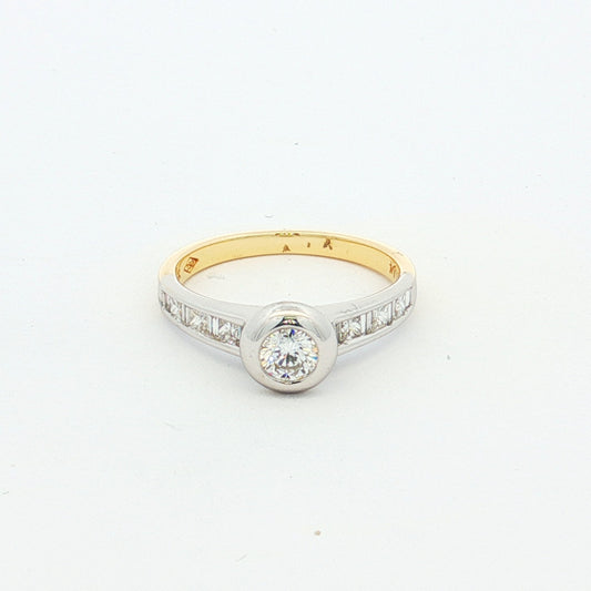 Yellow & White Gold Diamond Ring