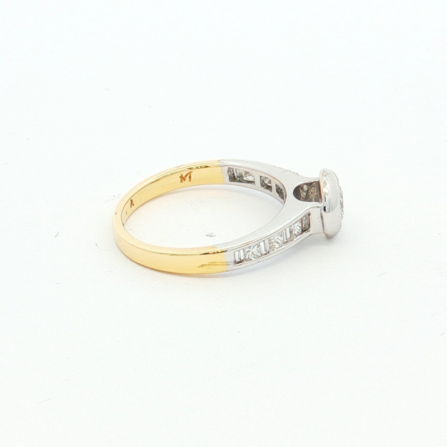 Yellow & White Gold Diamond Ring