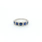 Platinum Sapphire & Diamond Ring